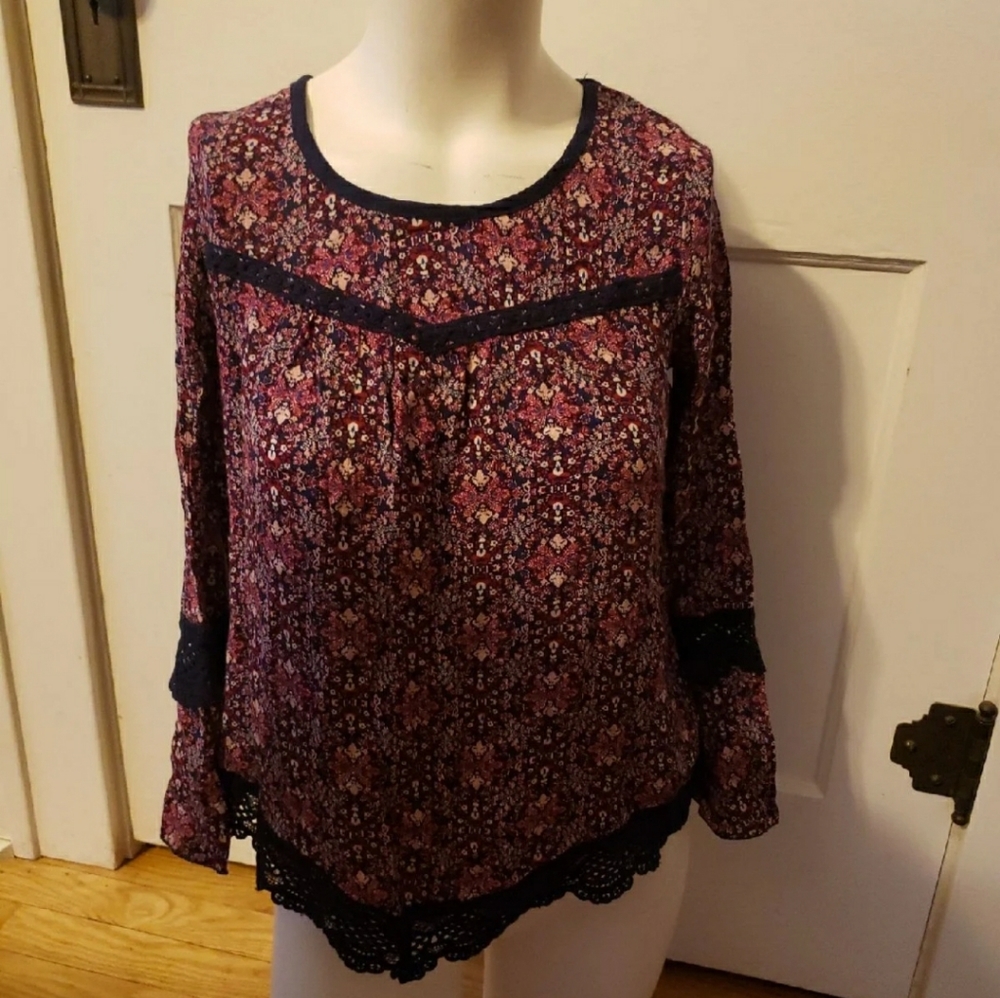 Xhilaration Girl's Floral Top